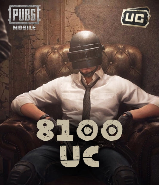 PUBG Mobile 8100 UC